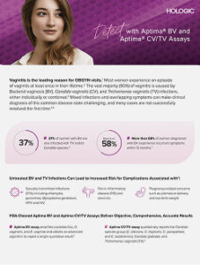 Aptima® BV CV-TV Physician Fact Sheet